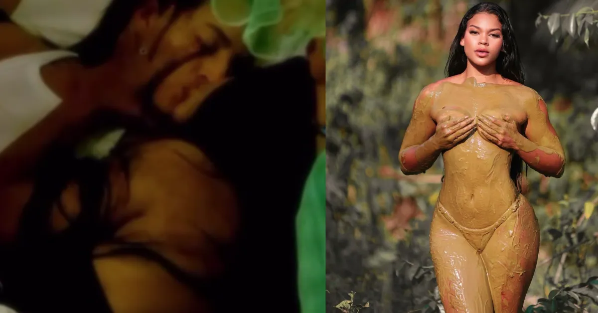 Lia Mendonça, ícone da cultura nortista nas redes sociais, chamou atenção após protagonizar beijo com Yasmim Boiadeira no Rancho de Natal.