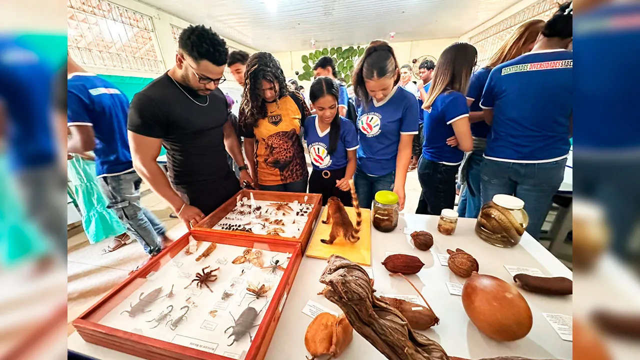 A Mostra Científica foi pensada como oportunidade de protagonismo para alunos do 1º ano do Ensino Médio