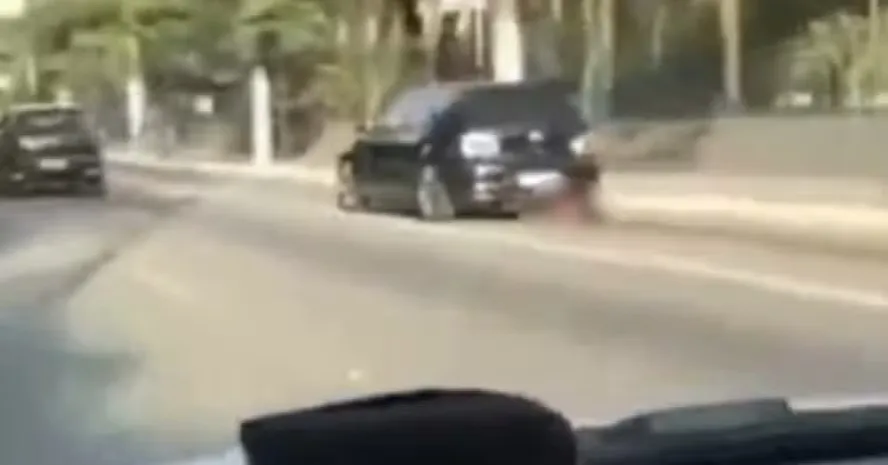 Douglas atropelou Tainara na manhã deste sábado (29) no Parque Novo Mundo, na zona norte de São Paulo.