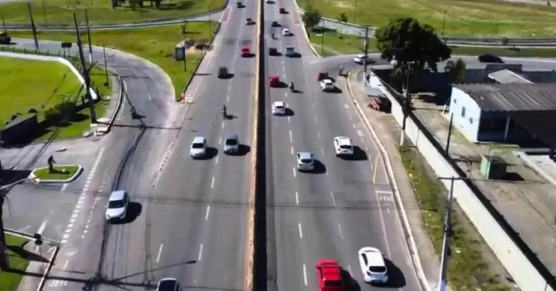 A via será interditada para obra.