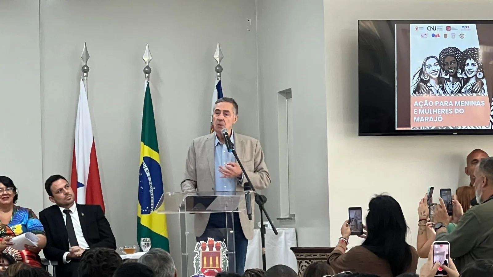Ministro Luís Roberto Barroso presente no Marajó no enfrentamento à violência sexual na região