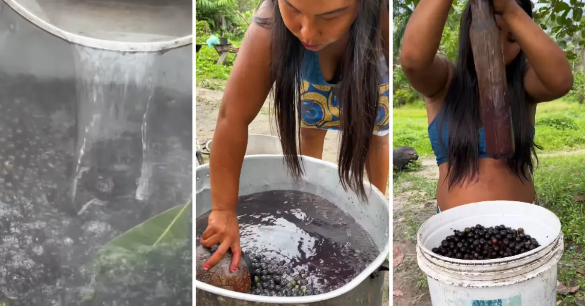 O preparo em muitas comunidades indígenas ainda é feito de maneira tradicional