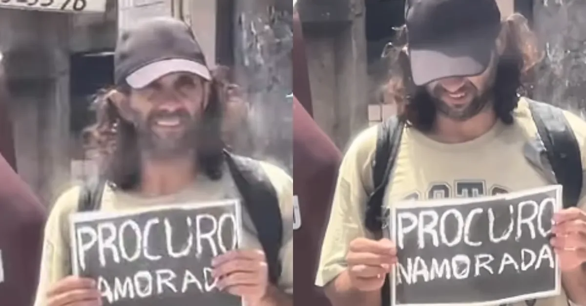 O registro foi feito por um motorista que passava pelo local e decidiu gravar a cena.