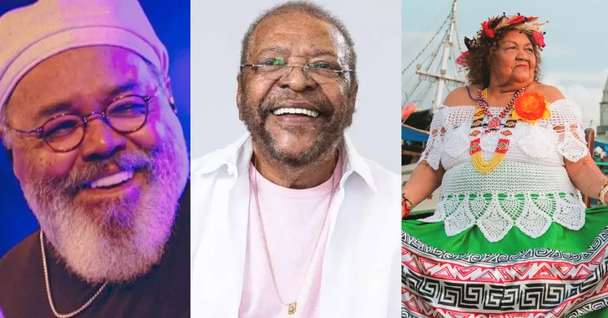 Entre os principais nomes confirmados estão Martinho da Vila, Jorge Aragão, Mano Brown e Dona Onete