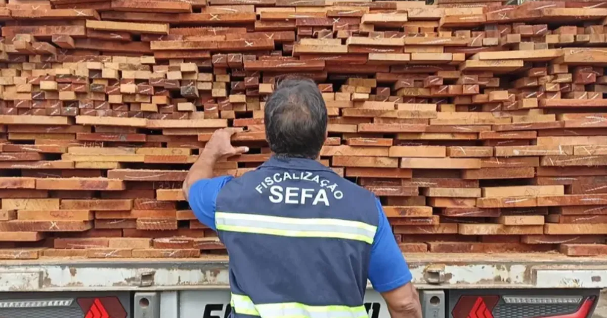 De acordo com a Sefa, a carga saiu de Mazagão, no Amapá, com destino ao município de Parelhas, no Rio Grande do Norte.