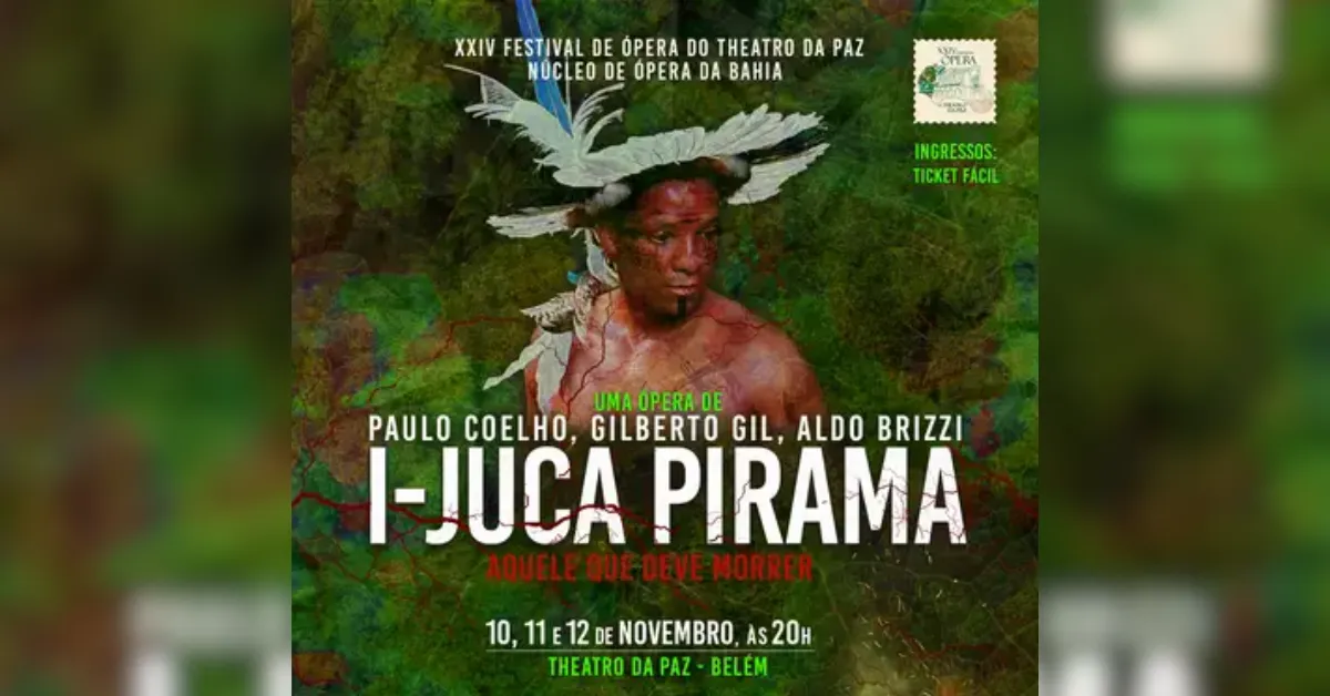 Com direção musical e cênica de Aldo Brizzi, a montagem propõe uma leitura contemporânea do texto de Gonçalves Dias