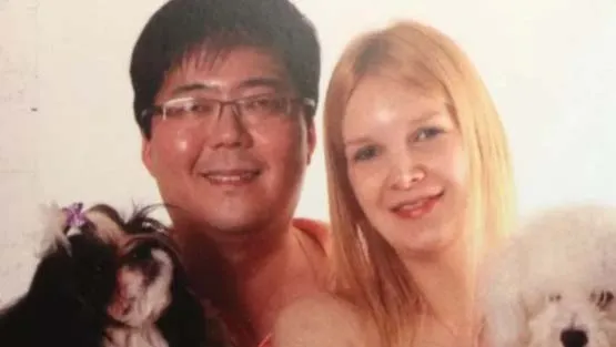 Marcos e Elize em momento família