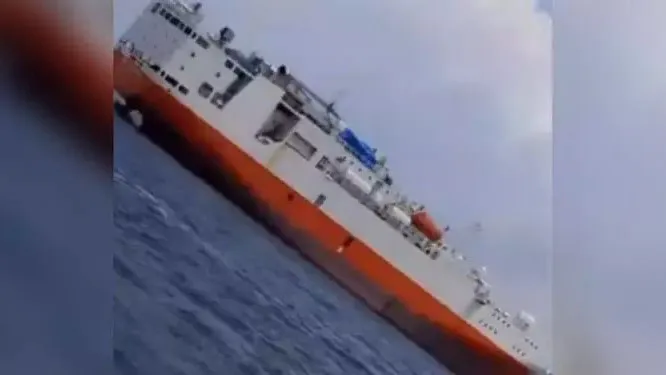A embarcação havia ficado presa em um banco de areia conhecido como "Coroa da Muriçoca"