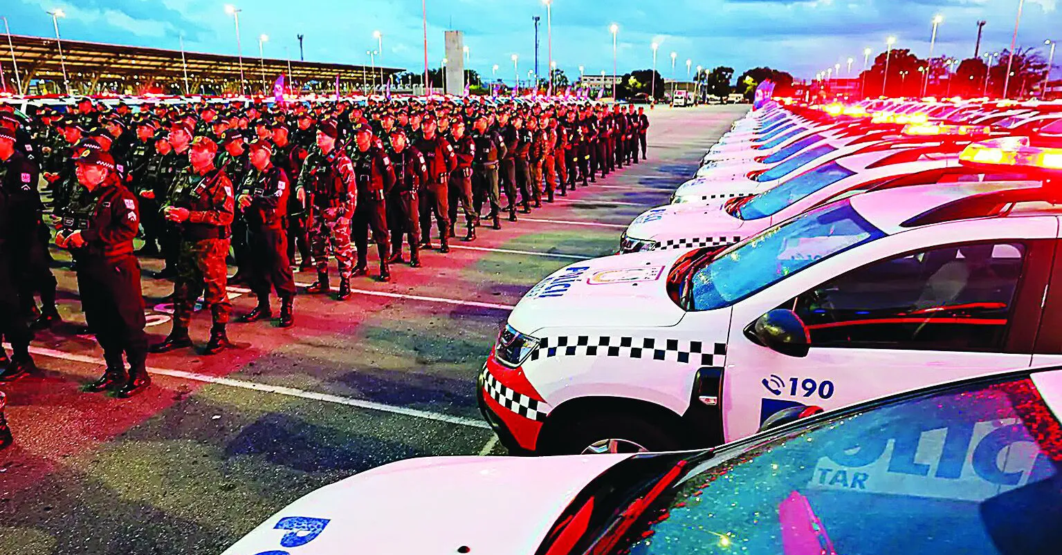 O Governo do Estado do Pará incorporou, ontem, mais 40 viaturas à frota da Operação Polícia Mais Forte