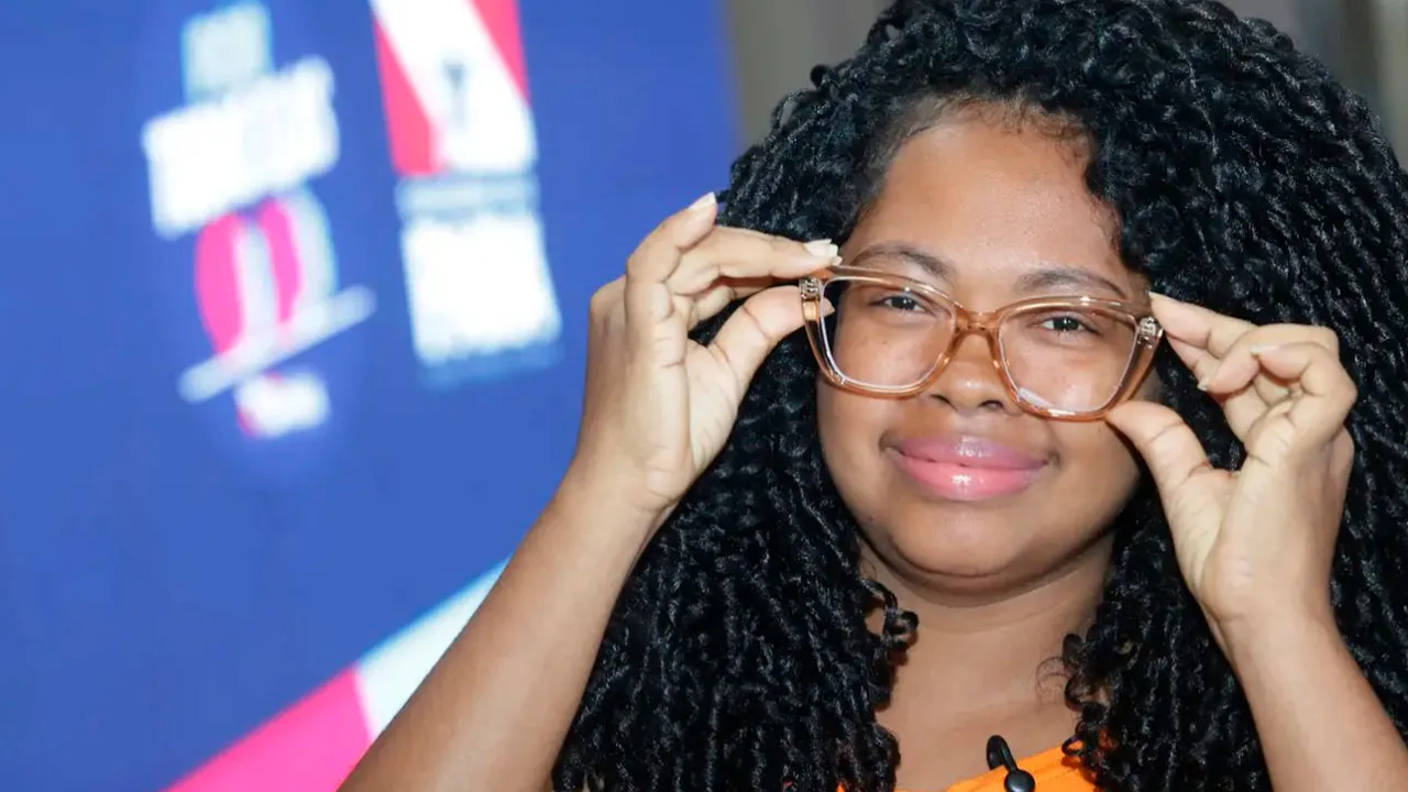 Ana Silva, de 37 anos, foi à ação buscar os óculos do filho