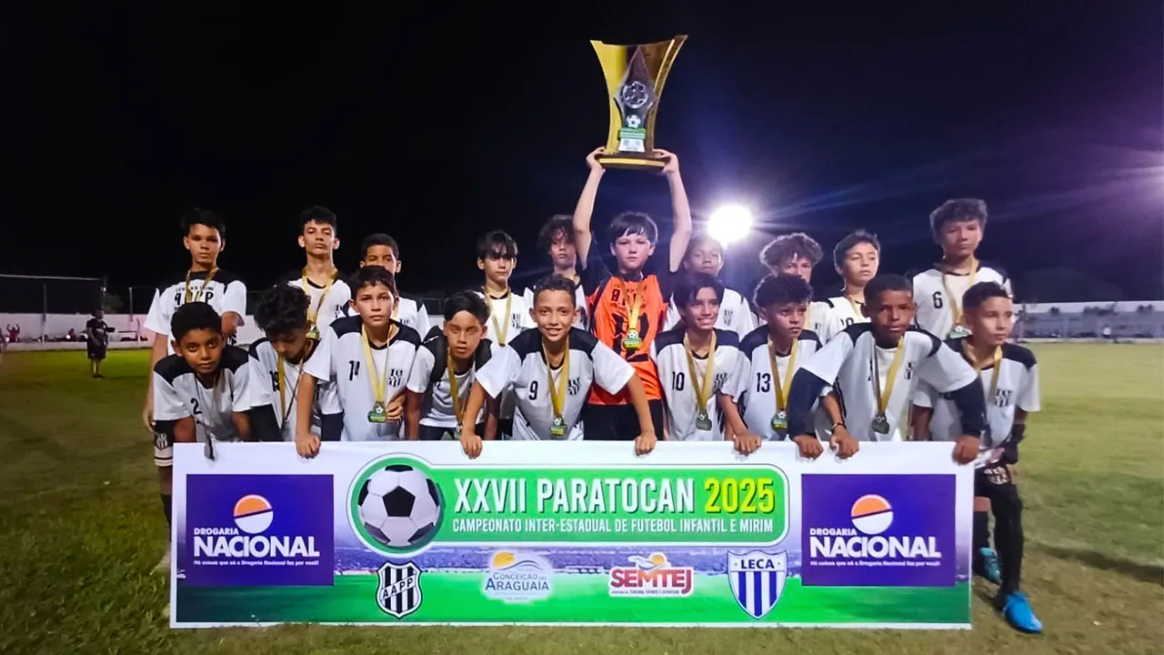 AAPP campeão sub-12 do Paratocan
