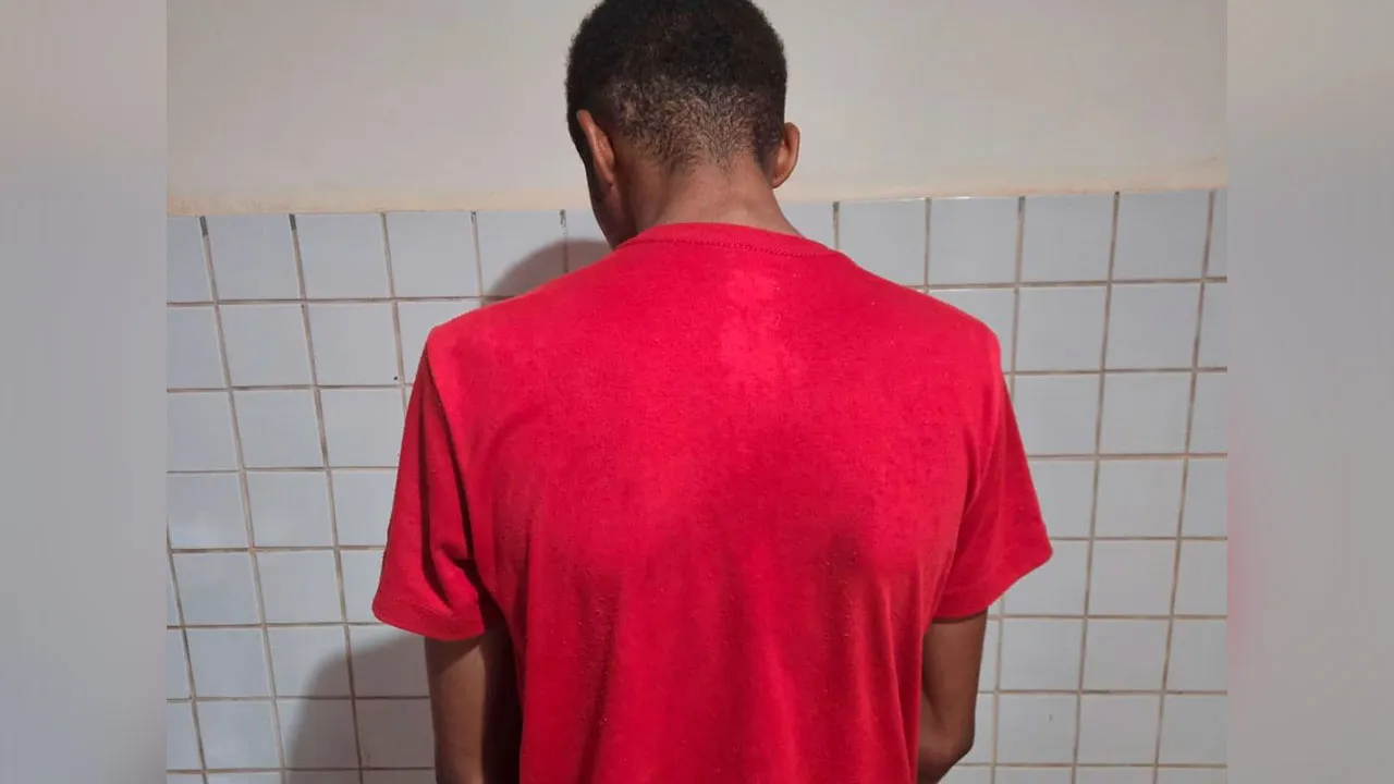 O primo foi preso e levado para a delegacia de Tucumã no sul do Pará