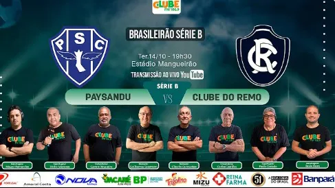 Clássico na Rádio Clube e no DOL
