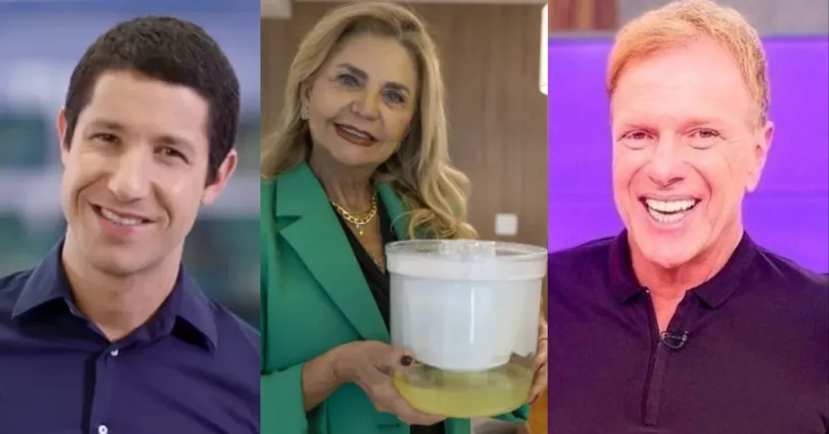 Fabiano, Aracy e Bottini reapareceram juntos em nova propaganda na TV.