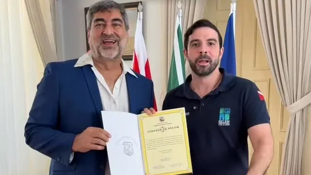Zeca Camargo é homenageado com o título de Cidadão de Belém, celebrando sua conexão com a cidade e sua cultura rica.