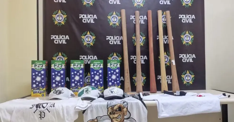 Um grupo da Torcida Jovem do Vasco estava se organizando para provocar tumulto e agressões durante a semifinal do campeonato.