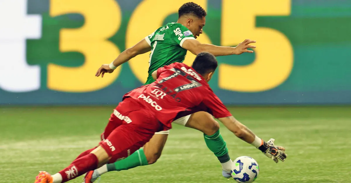 Palmeiras abriu três pontos de diferença para o vice-colocado.