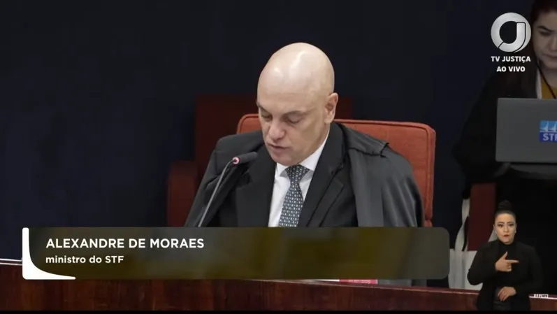 Relator do processo, o Ministro Alexandre de Moraes.