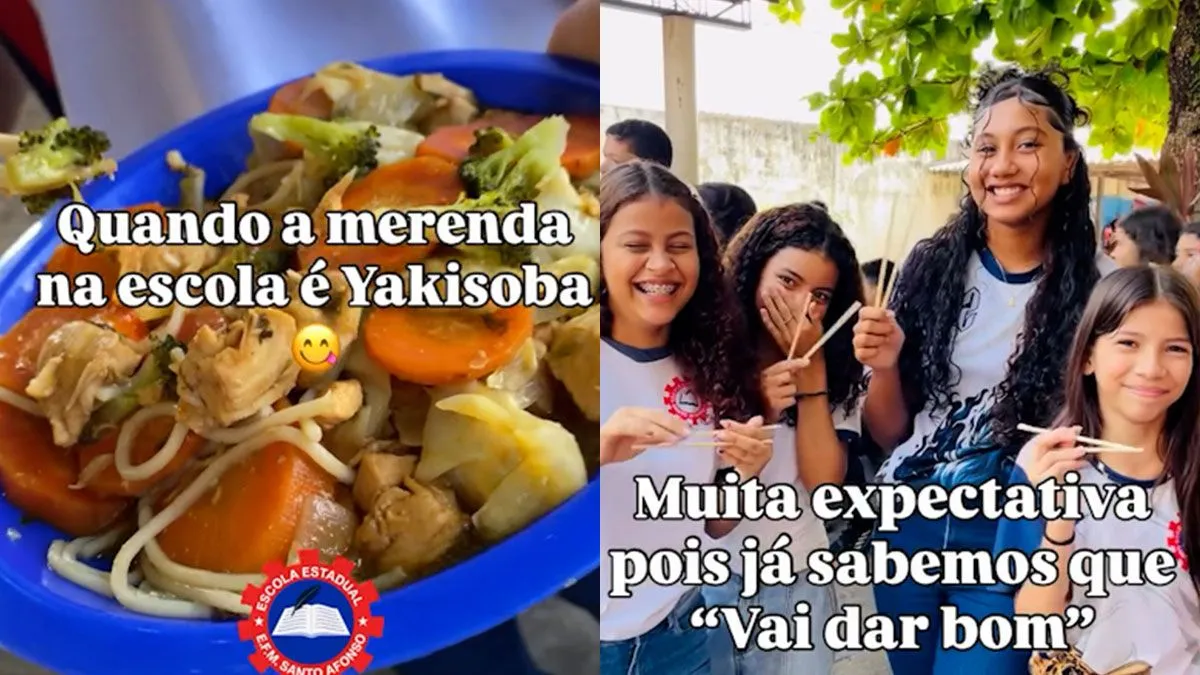Os alunos da Escola Estadual Santo Afonso aprovaram a experiência gastronômica.