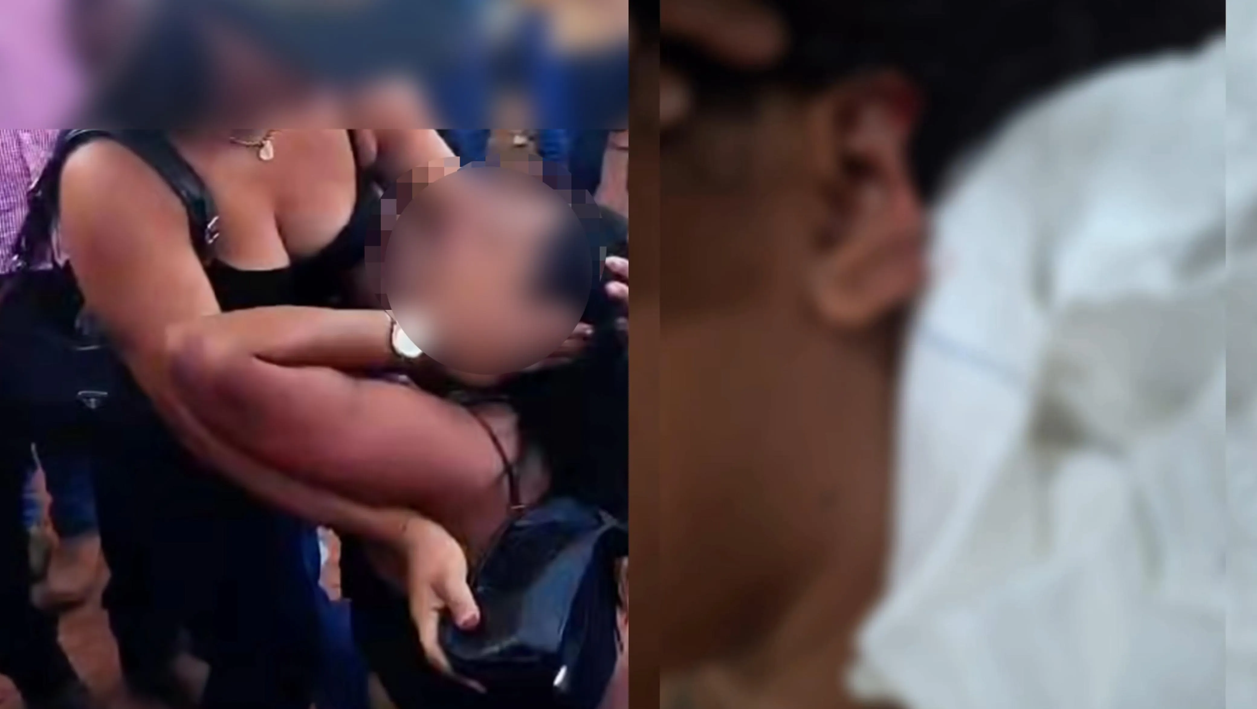 A cena de violência foi registrada durante cavalgada em Novo Repartimento.