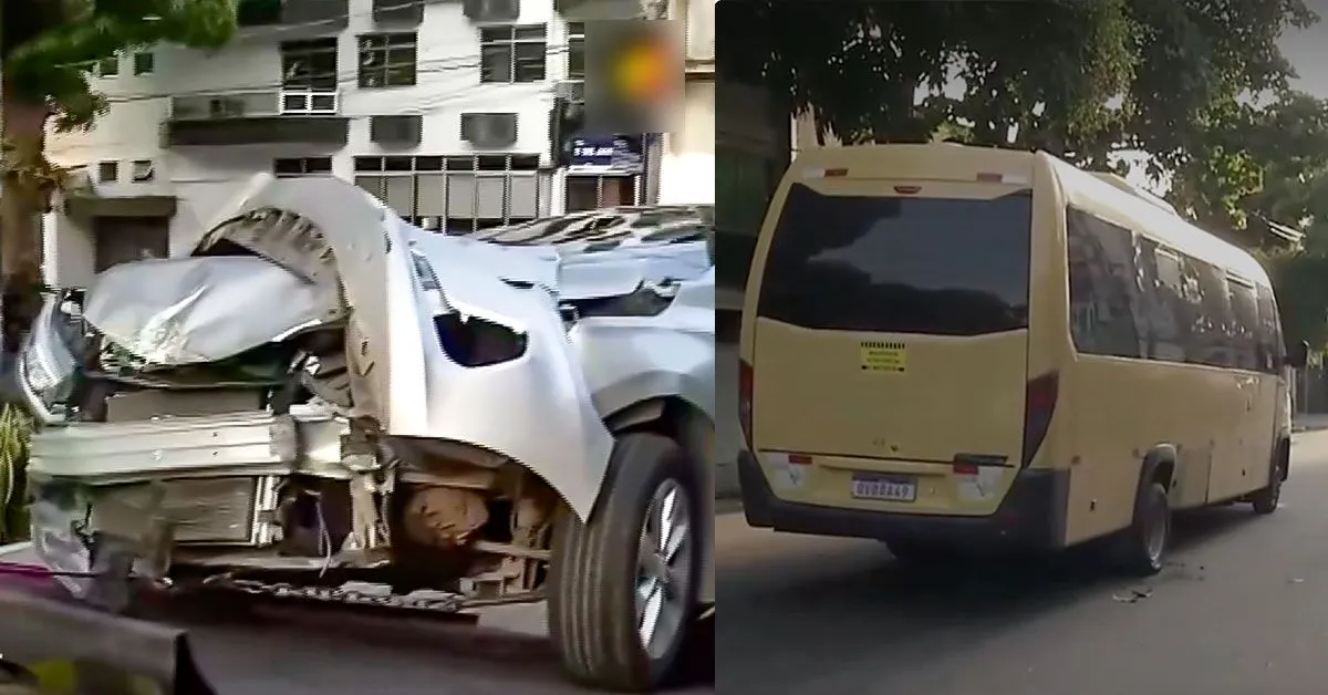 Um acidente entre micro-ônibus e carro de passeio foi registrado em Belém, causando susto, mas sem feridos. Veja os detalhes do ocorrido.