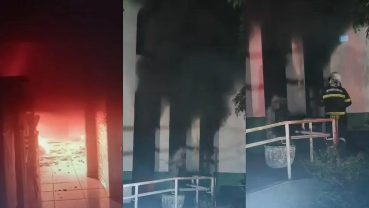 Apesar da gravidade da ocorrência, não houve registro de feridos.