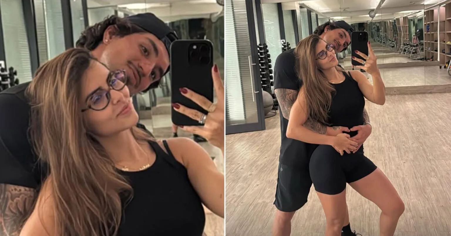 Gabriel Medina e a namorada