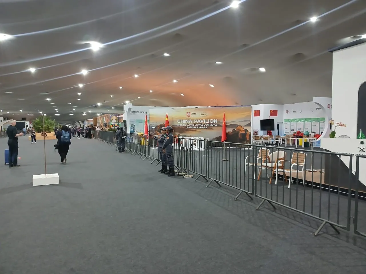 Major Alceu Júnior informa sobre segurança e reabertura do pavilhão, com inspeções da ONU e presença de policiais federais.