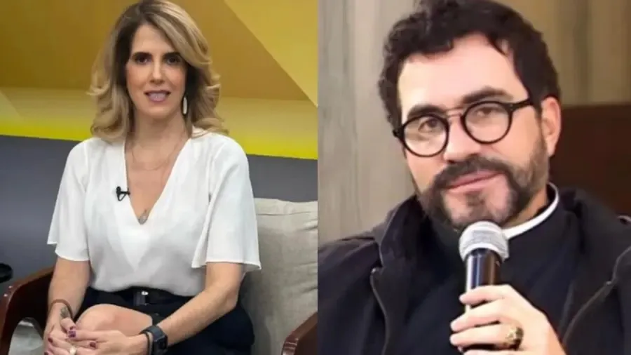 A jornalista fez referência aos episódios recentes envolvendo Fábio de Melo, incluindo o incidente com um funcionário de uma cafeteria.