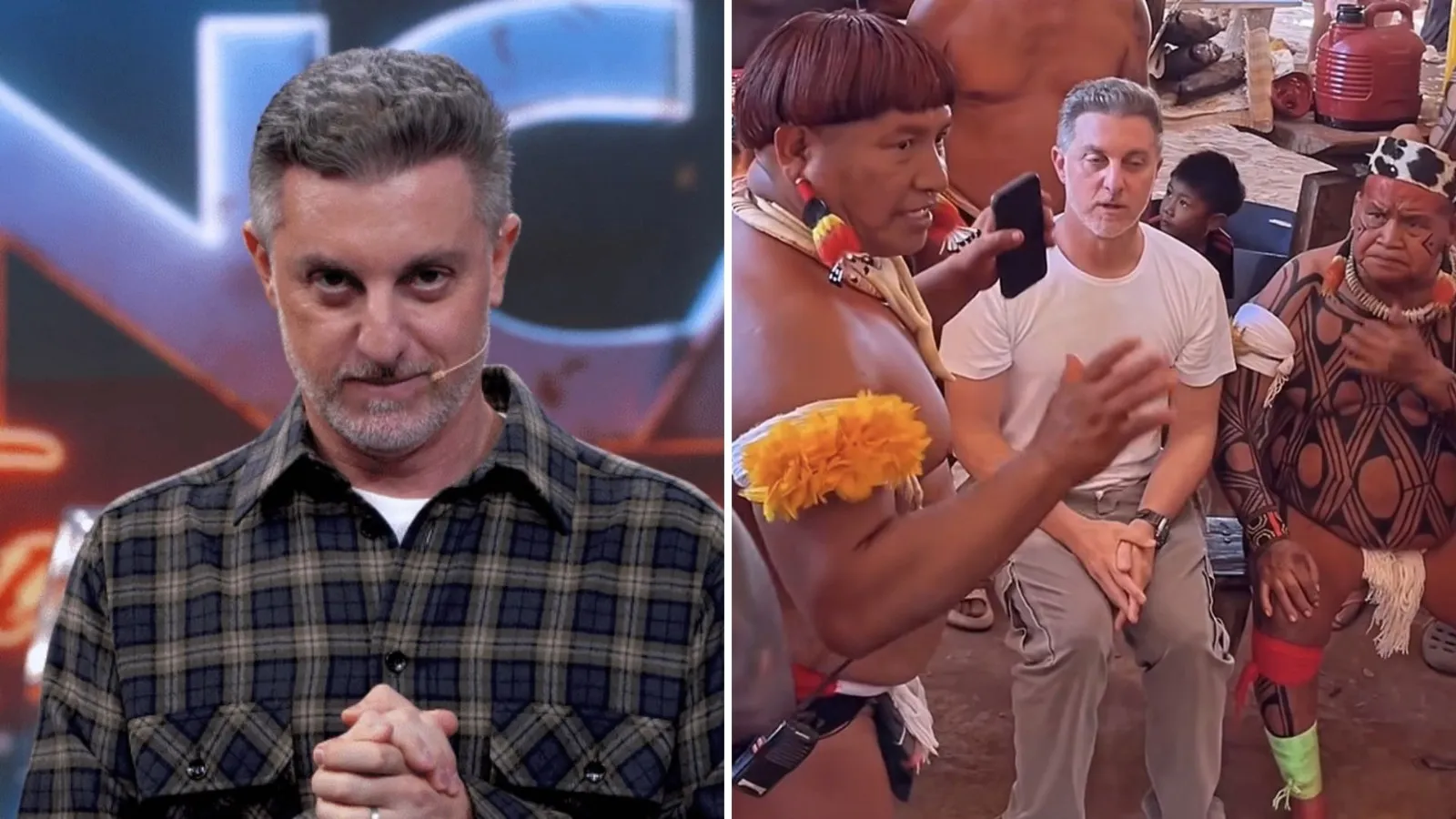 Segundo o comunicador, o episódio registrado foi apenas uma decisão de direção de arte.