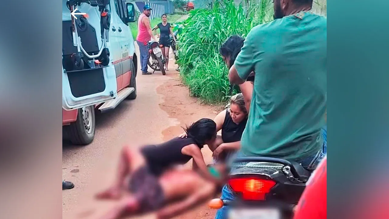 Enquanto o autor do crime escapava, pessoas que estavam na residência socorreram Wanderson até a UPA de Xinguara