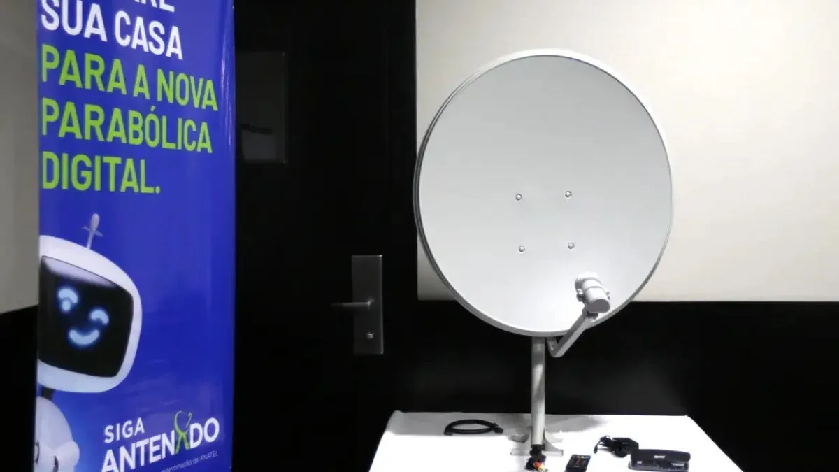 Imagem ilustrativa da notícia: Programa oferta de graça nova parabólica digital. Veja como solicitar