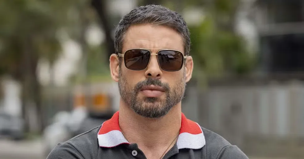 O ator de 45 anos exibiu o novo visual.