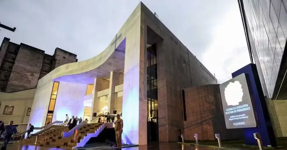 Sede da Assembleia Legislativa de Pernambuco (Alepe), localizada no Centro do Recife.