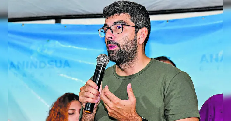 O prefeito de Ananindeua, Daniel Santos: advogado solicitou investigação por possível improbidade administrativa e crimes contra as licitações.