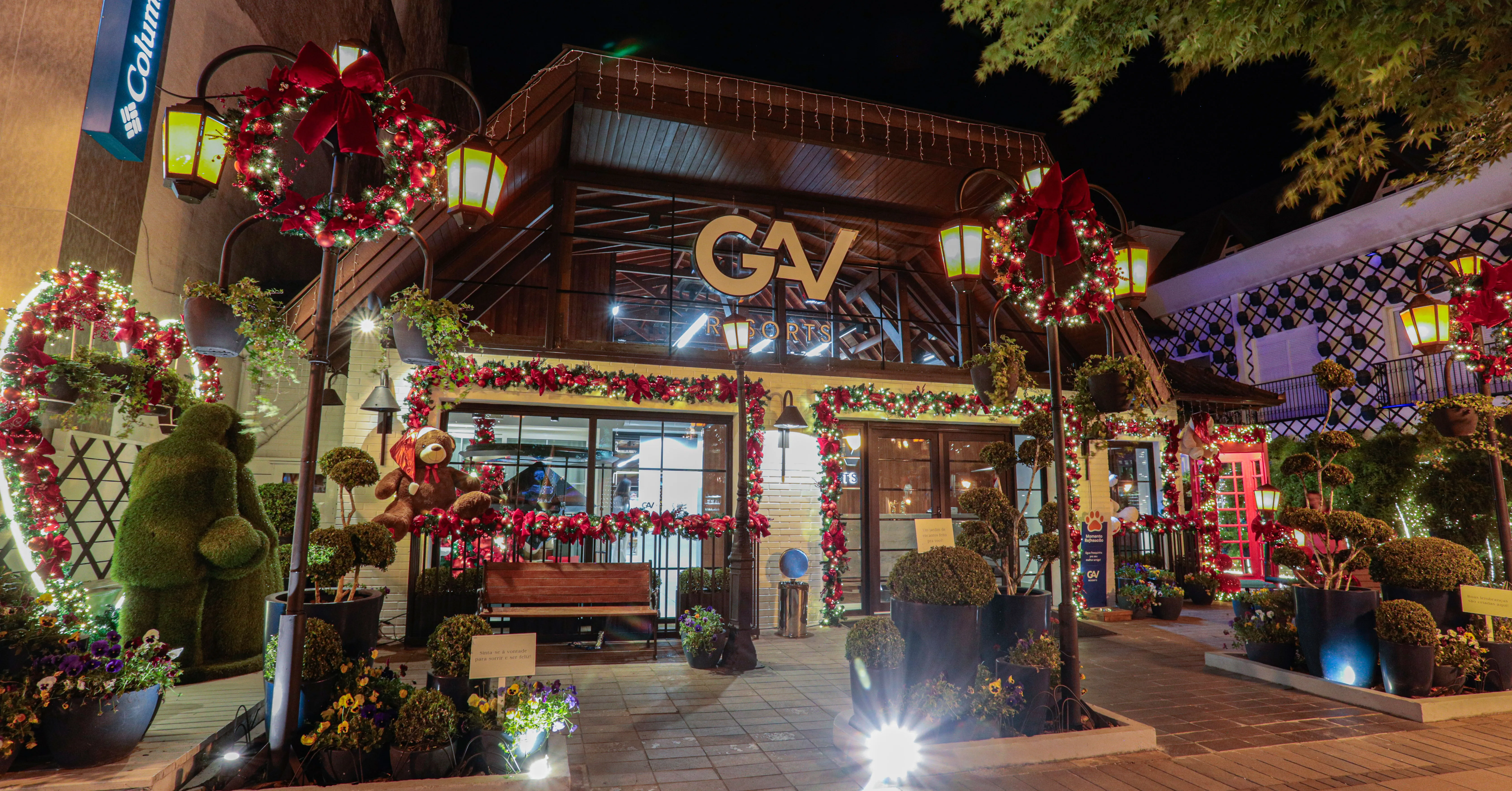 Estande especial da GAV Resorts integra atrações do Natal Luz 2025.
