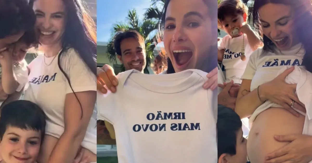 Sthefany Brito anuncia nas redes sociais gravidez do terceiro filho.