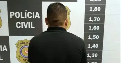 Suspeito, que trabalha como motorista de aplicativo, foi preso após simular próprio sequestro.