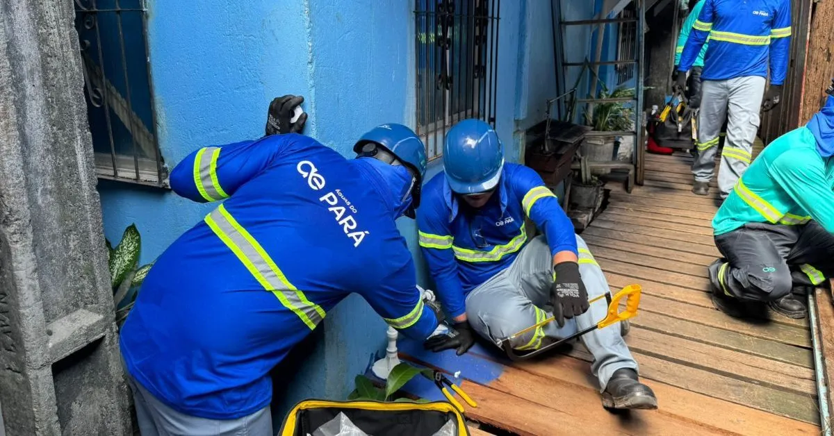 A concessionária Águas do Pará vem fazendo ações para evitar o desperdício de água.