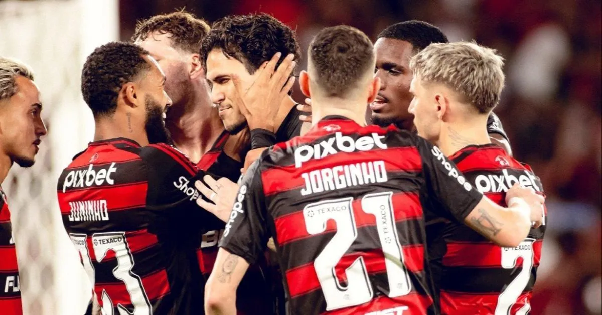 Pedro, atacante do Flamengo.