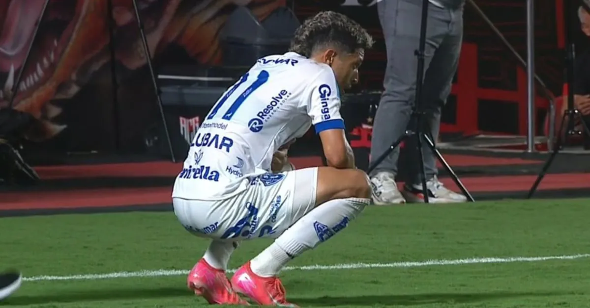 Atacante Marlon caiu em 2024 com o Guarani e novamente em 2025 com o Paysandu