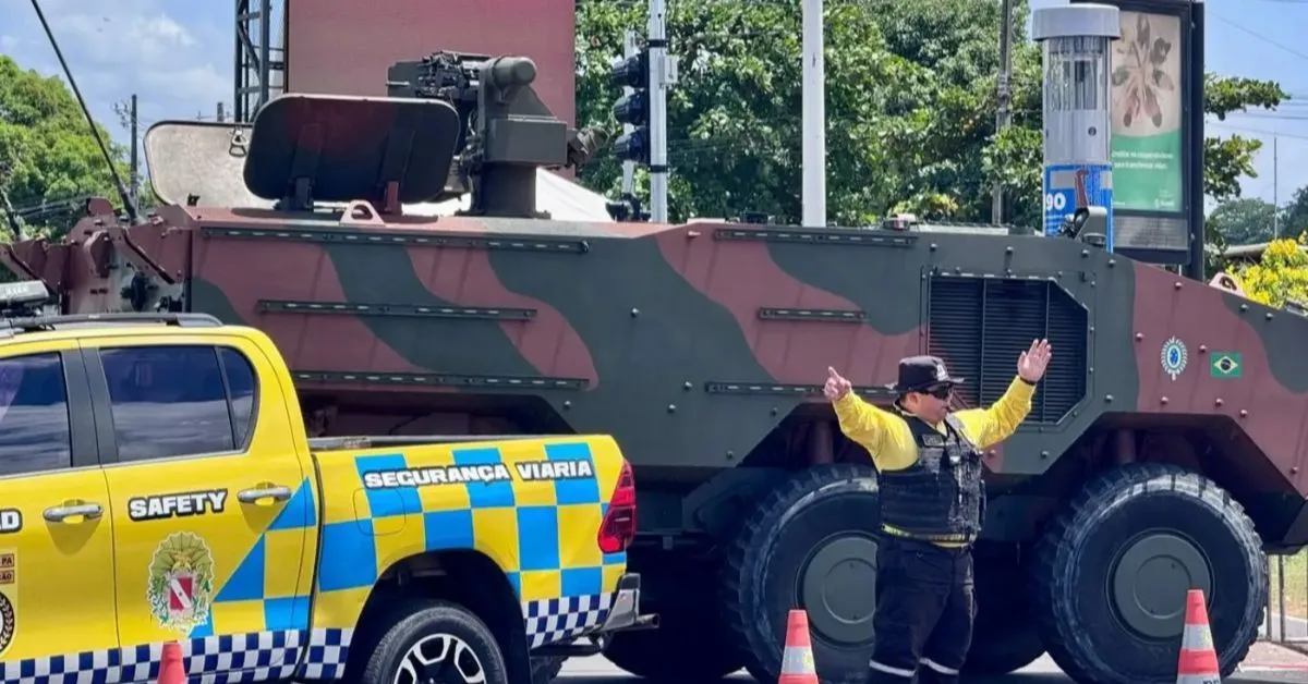 Cerca de dez mil agentes de segurança pública, entre estaduais e municipais, e 700 viaturas reforçam o policiamento em pontos estratégicos da capital.
