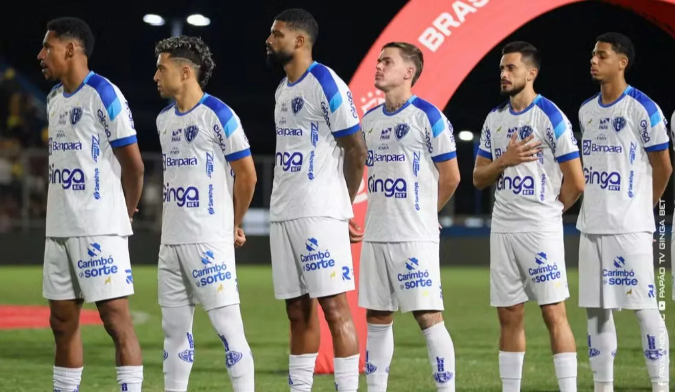 Paysandu enfrenta crise financeira e esportiva com queda de 41% no valor de mercado do elenco em dois anos