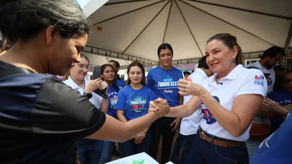 A vice-governadora do Pará, Hana Ghassan, esteve presente e destacou a importância de realizar mais uma ação dentro das comunidades.