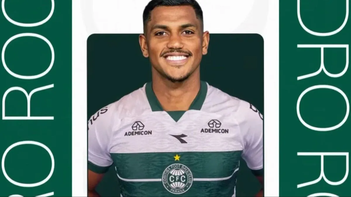 Coritiba anuncia a contratação do artilheiro Pedro Rocha para reforçar o ataque em 2026