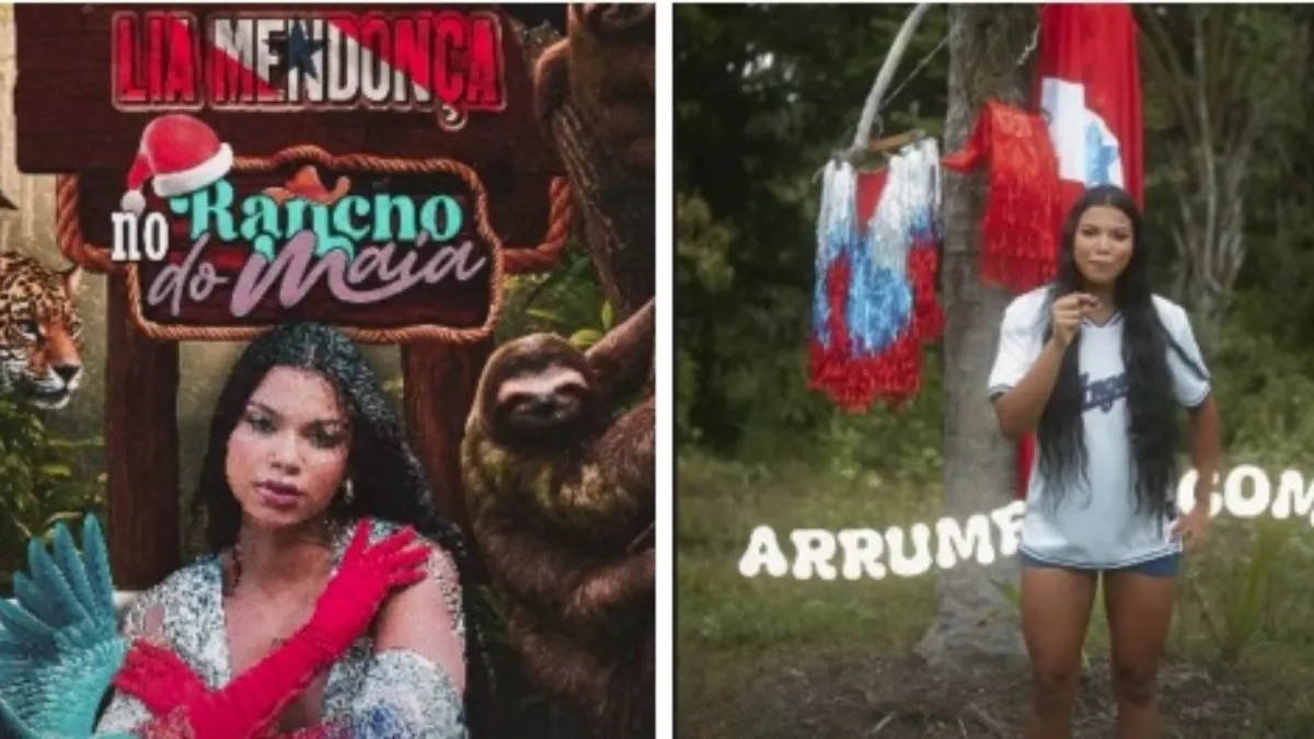 Postagem da influenciadora sobre sua participação