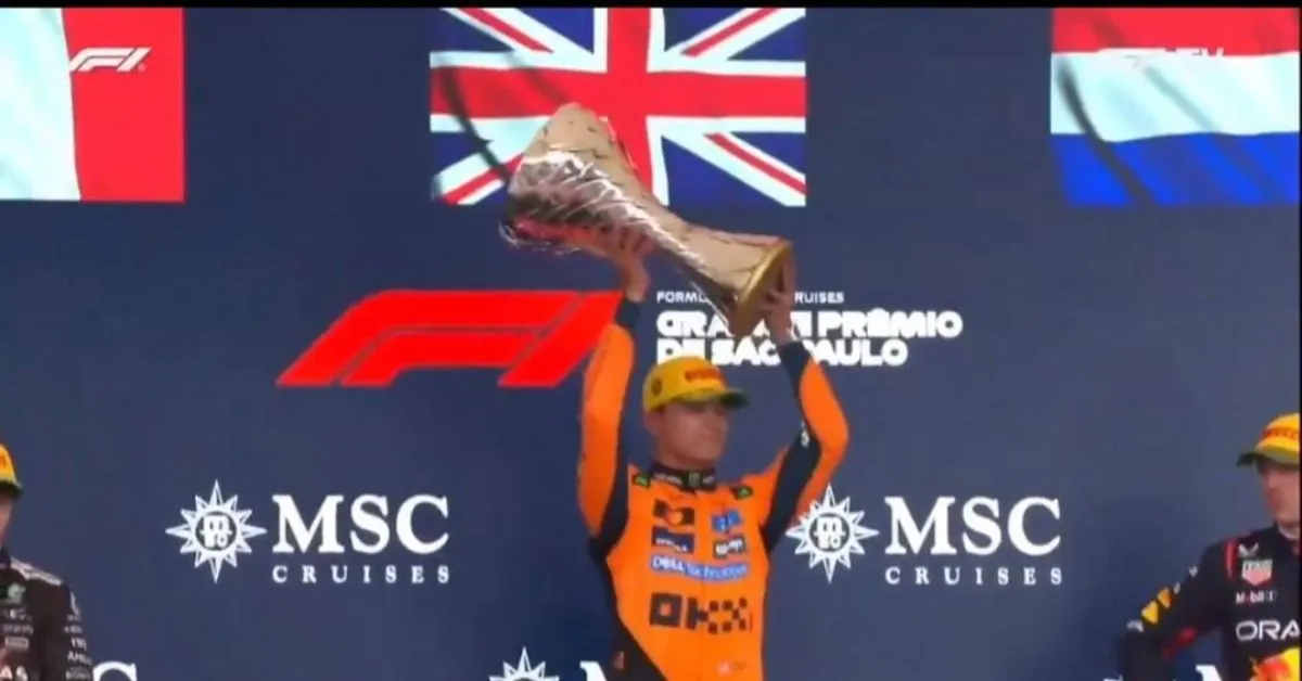 O representante da McLaren controlou a prova do início ao fim.