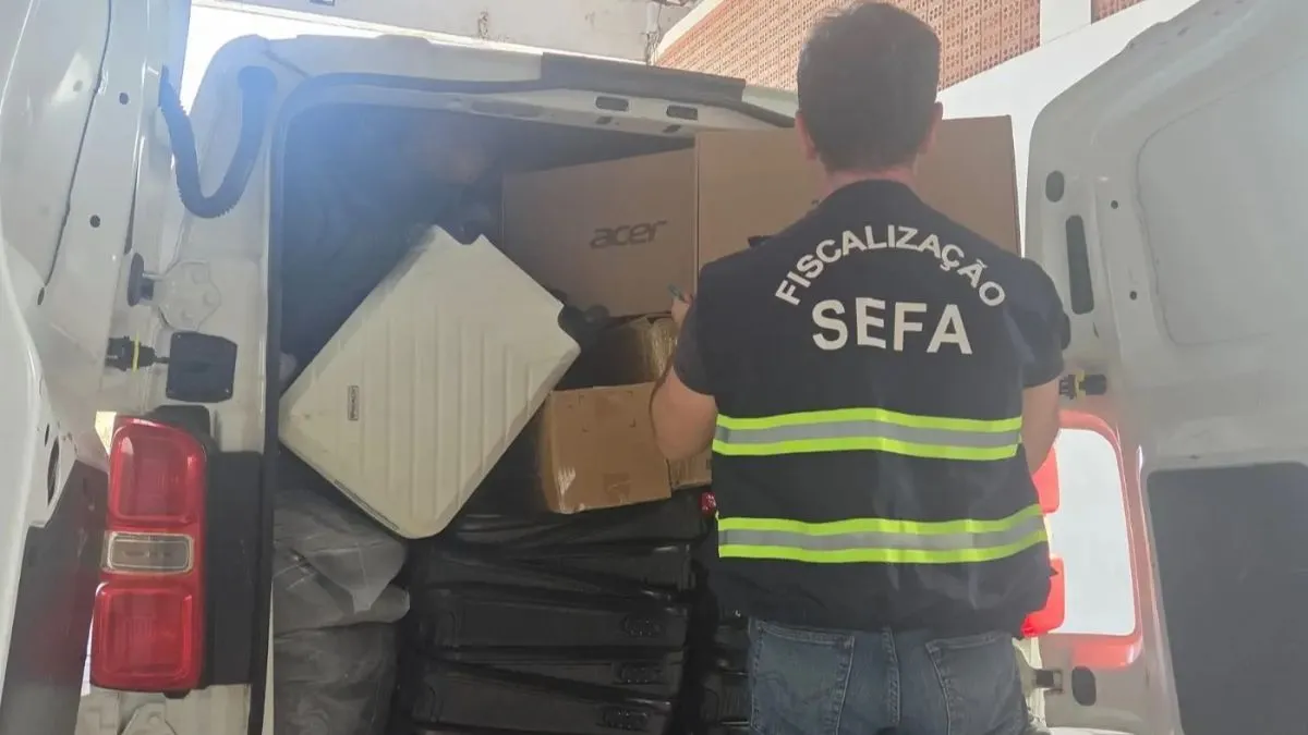 Fiscais da Sefa averiguam itens apreendidos