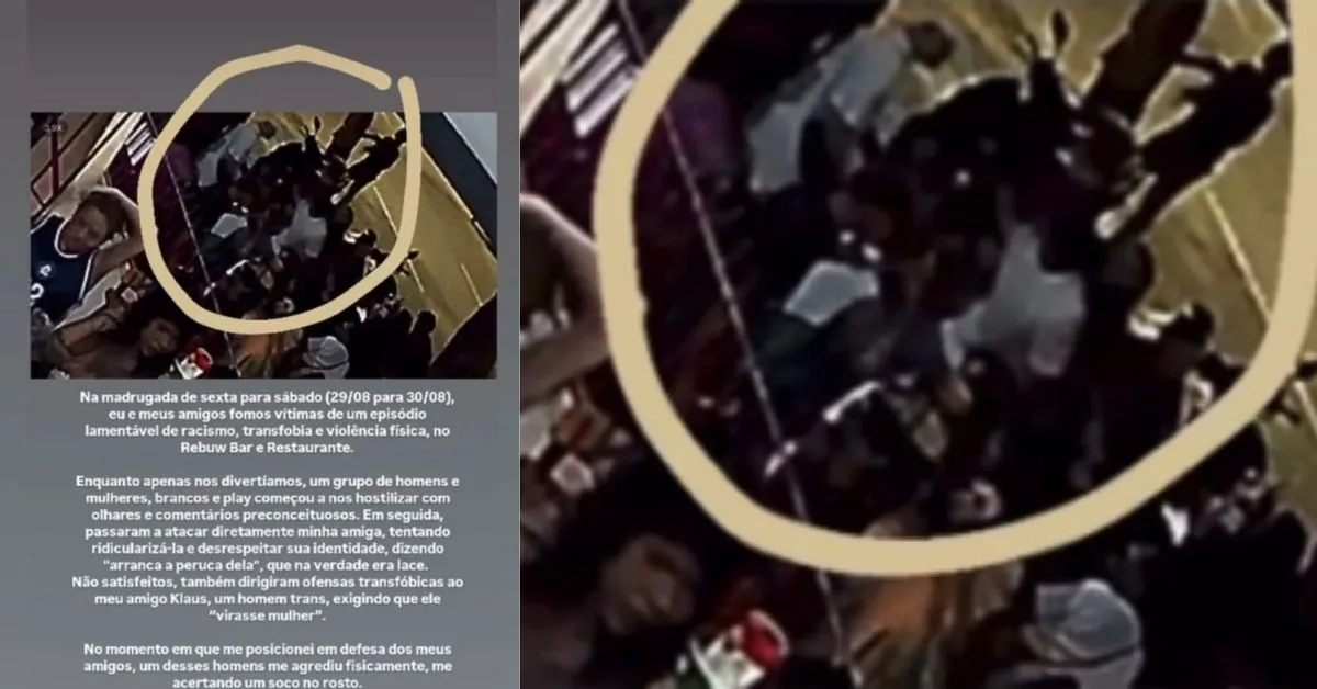 Imagem ilustrativa da notícia: Caso de transfobia e racismo termina em agressão em bar de Belém