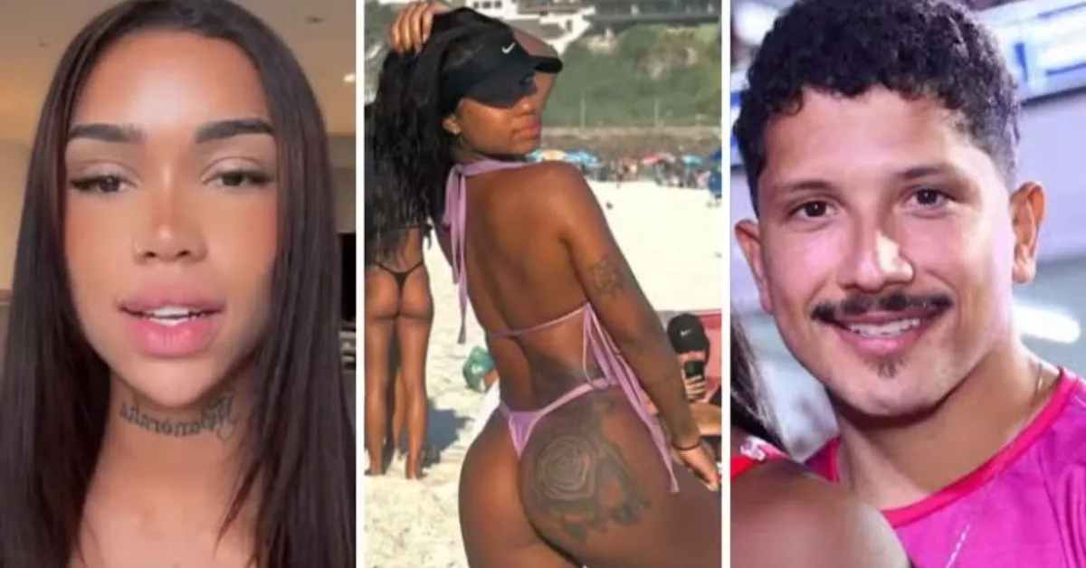 A mulher misteriosa disse que não conhece o jogador.